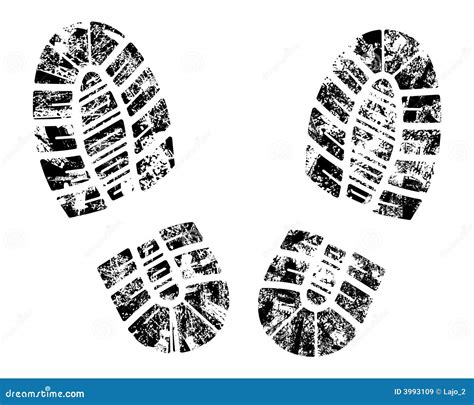 Vector Bootprint Royalty Free Stock Images Image 3993109