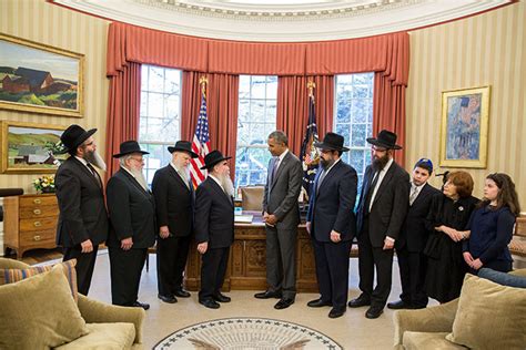 Chabad Delegation Meeting Obama Includes Woman A First Jewish