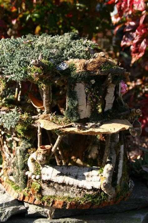 Handcrafted Fairy Homes Waldorf Fairy House Blueberry Forest