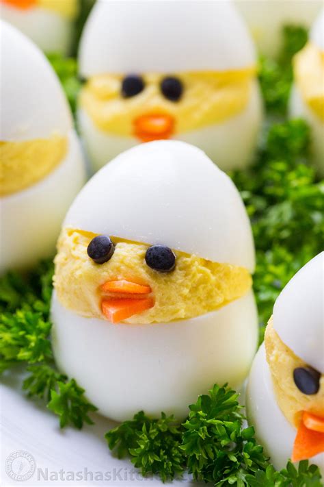 Easy And Fun Easter Egg Recipe A Creative Spin On Traditional Dressed Eggs Deviled Egg Chicks