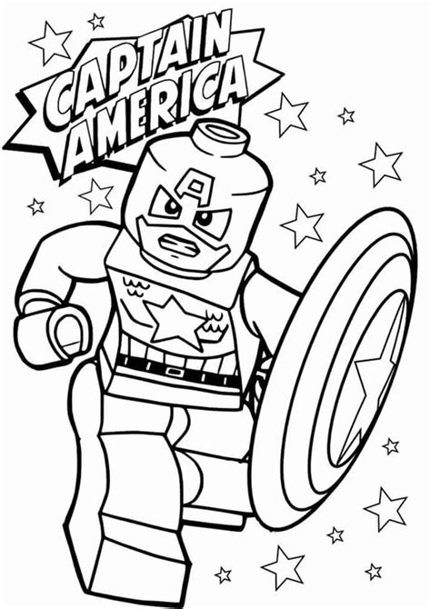 Free And Easy To Print Captain America Coloring Pages Tulamama