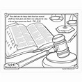 My Law to Govern My Church Coloring Page - Printable | Doctrine and ...