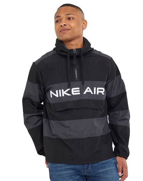 Nike Mens Nike Air Anorak Jacket Black Life Style Sports Ie