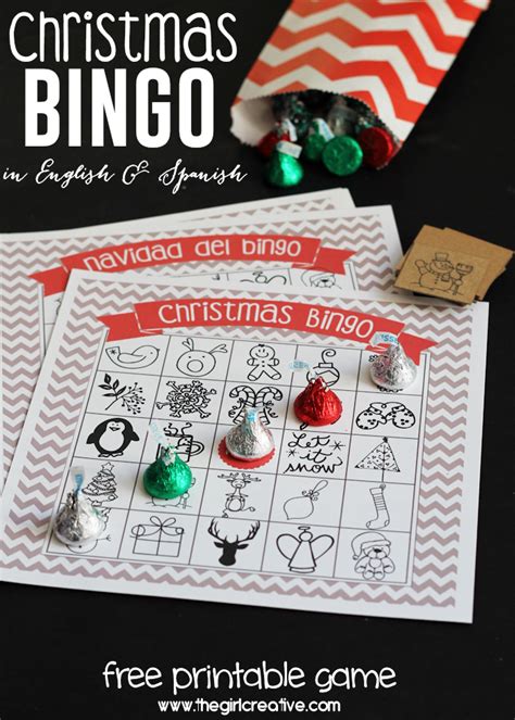 Printable Christmas Bingo 100 Days Of Homemade Holiday Inspiration