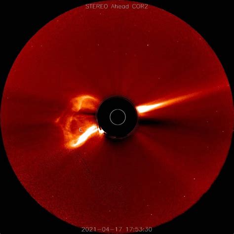 Mars Directed Coronal Mass Ejection Erupts From The Sun
