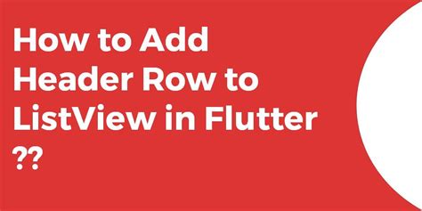 Flutter Listview Header My Xxx Hot Girl