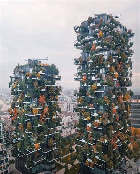 Bosco Vertical Vertical Forest Is A Pair Of Residential Towers In