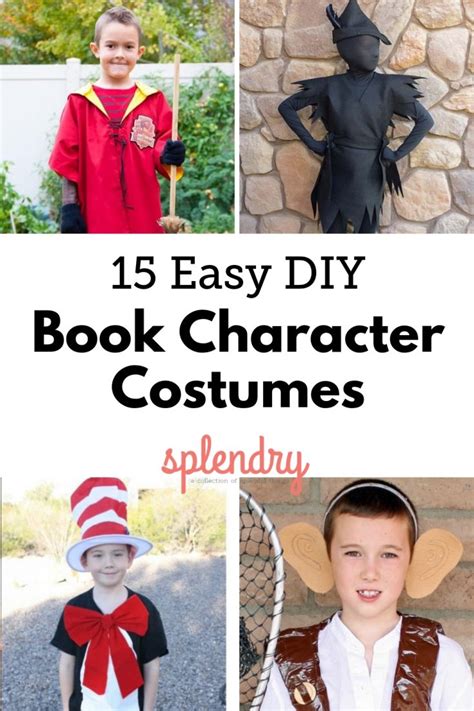 The Best Easy Diy Book Character Costumes For Kids Splendry
