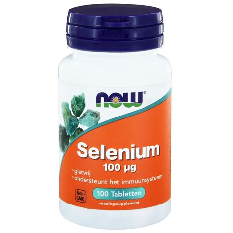 Buy Now Foods Selenium Yeast Free 100 Mcg 100 Tablets Selenium
