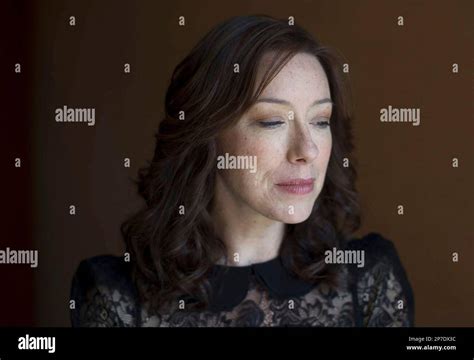 Canadian Actor Molly Parker Poses For A Photo As She Promotes Her New