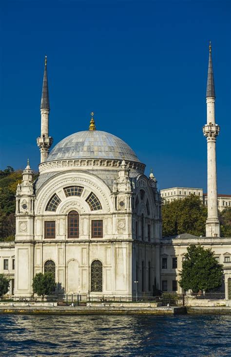 Ortakoy Mosque On The Bosphorus In Istanbul Turkey Stock Image Image