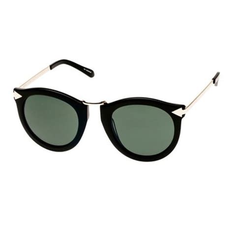 Karen Walker Harvest Black Sunglasses On Designer Wardrobe