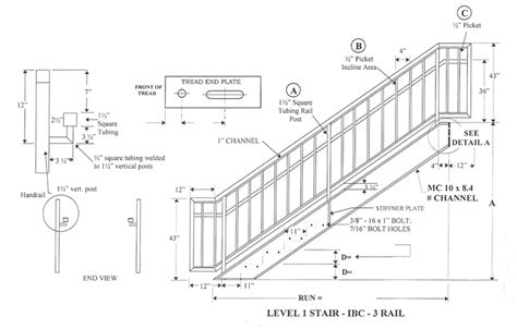 See stair design for seniors. IBC Prefab Steel Stairways
