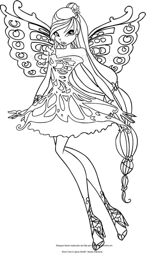 Winx Club Musa Coloring Pages