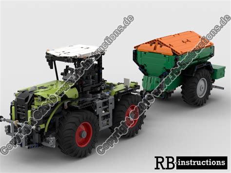 Lego Moc Large Area Spreader For Claas Xerion 5000 Or Fastrac