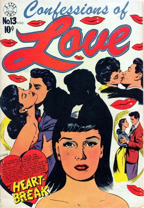 Comic Book Cover For Confessions Of Love 13 Romance Comics Valuable