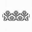 Fleur De Lis Stencil Pattern Group With 81+ Items - Damask Stencil ...