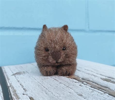 Kawaii Cute Wombat In 2021 Felt Animals Cute Wombat Animals