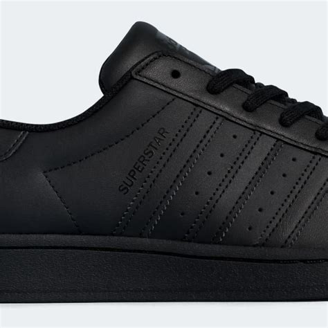 Superstar All Black Shoes Adidas Uk