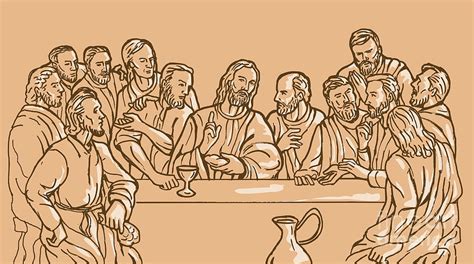 Last Supper Of Jesus Christ Digital Art By Aloysius Patrimonio