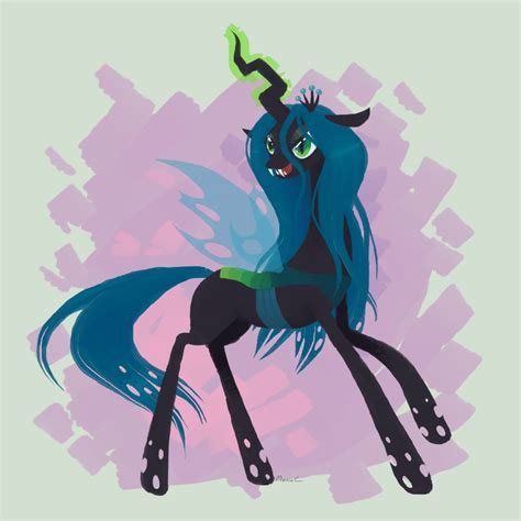 The Queen Of Changeling Chrysalis By Stapledslut On Deviantart