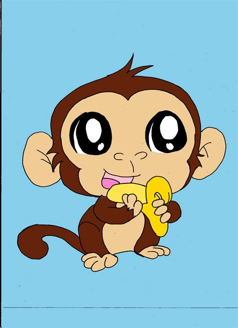 Little Monkey Easy Cute Easy Monkey Drawing Its Easy If You Follow