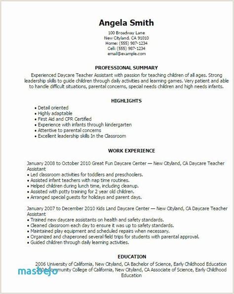 List your education at the bottom of your cv for completion. Sample Resume For Kindergarten Teacher Fresher - BEST RESUME EXAMPLES