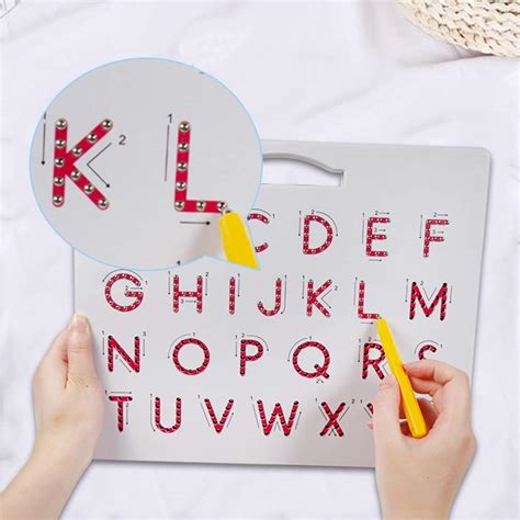 Buy Mekta 2 In 1 Magnetic Drawing Board Alphabet Letters Tracing Board
