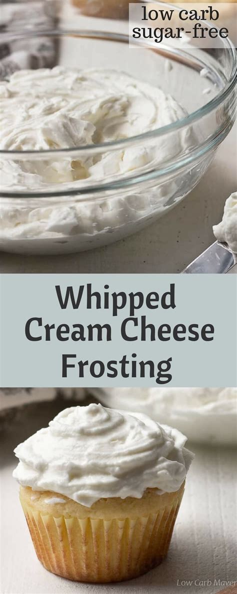 Whipped Cream Cheese Frosting Sugar Free Low Carb Low Sugar Recipes
