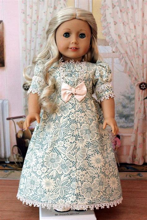 regency dress for caroline or any american girl doll etsy doll fancy dress doll clothes