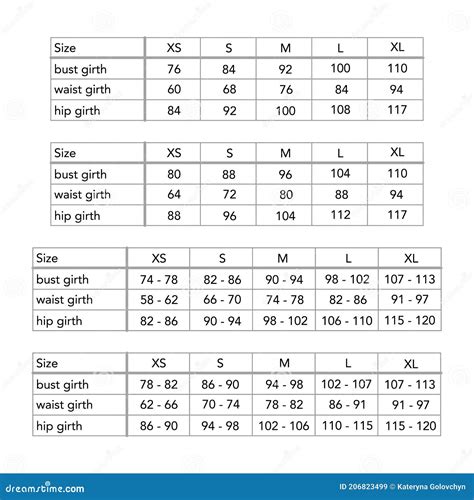 Men New European System Clothing Standard Body Measurements For