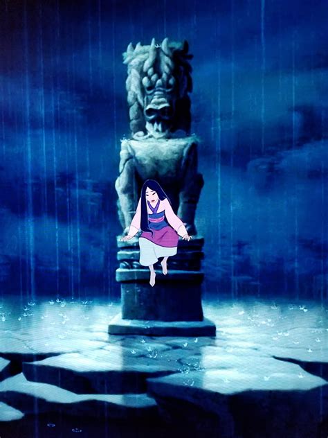 Melancholy Mulan Crying Depressing Depression Disney Rain Sad