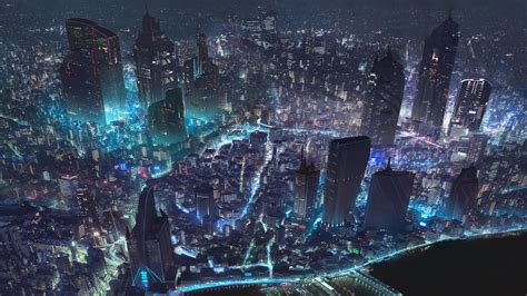 Cyberpunk City World Map 4k Hd Artist 4k Wallpapers Images