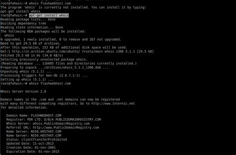 How To Install Whois Client In Ubuntu
