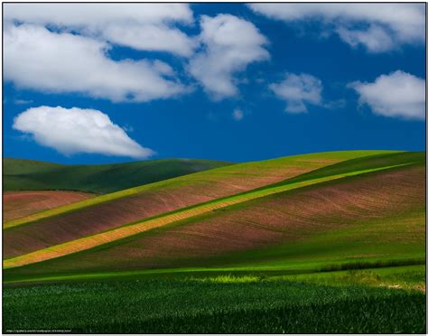 Download Wallpaper Endless Rolling Hills Palouse Wa Free Desktop