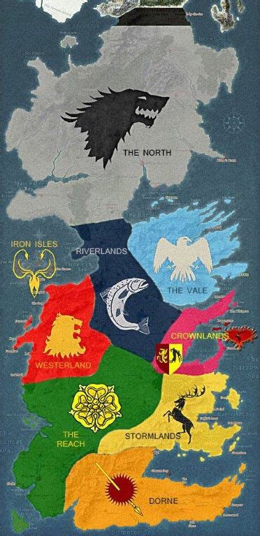 Westeros Map Game Of Thrones And Game Of On Pinterest