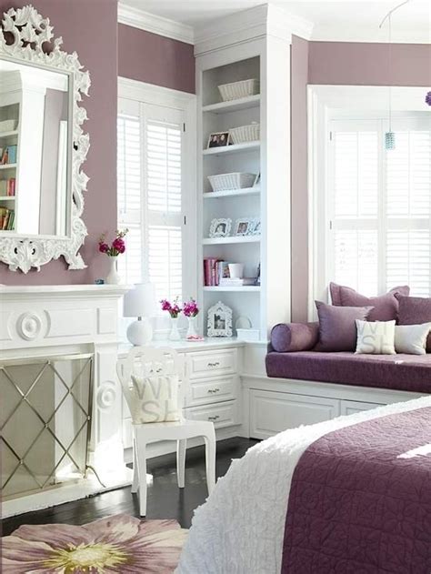 magisches lila schlafzimmer fuer moderne inneneinrichtung