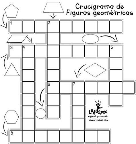 Crucigrama Figuras Geométricas Matematiques Matematicas 6 Primaria