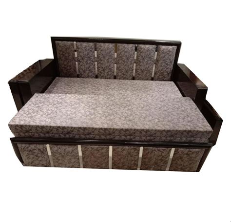 3 Seater Brown Sofa Cum Bed At Rs 14000 In Noida Id 25690069762