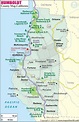 Map Of Humboldt County Ca - Cities And Towns Map