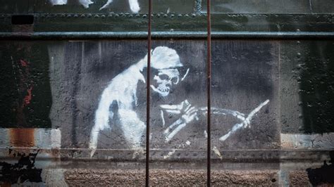 Banksys Grim Reaper To Go On Show At M Shed Banksy Street Art Grim