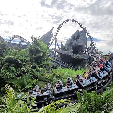 Racing With The Raptors On Universals Jurassic World Velocicoaster Marvelous Mouse Travels