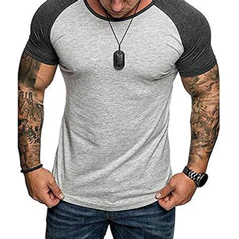 Xbtclxebco Xbtclxebco Mens Short Sleeve T Shirts Bodybuilding Muscle