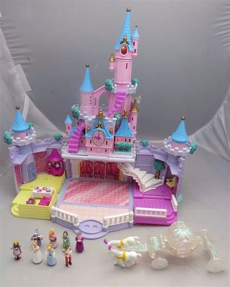 Vintage 1995 Polly Pocket Disney Cinderellas Enchanted Castle Complete