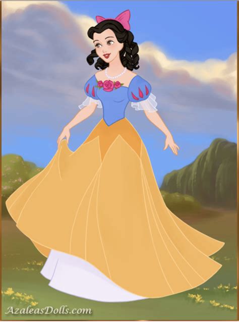Snow White In Her New And Beautiful Dress From Fairytale Princess Dress