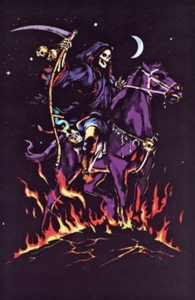 Grim Reaper Blacklight Poster By Scorpio Posters Inc