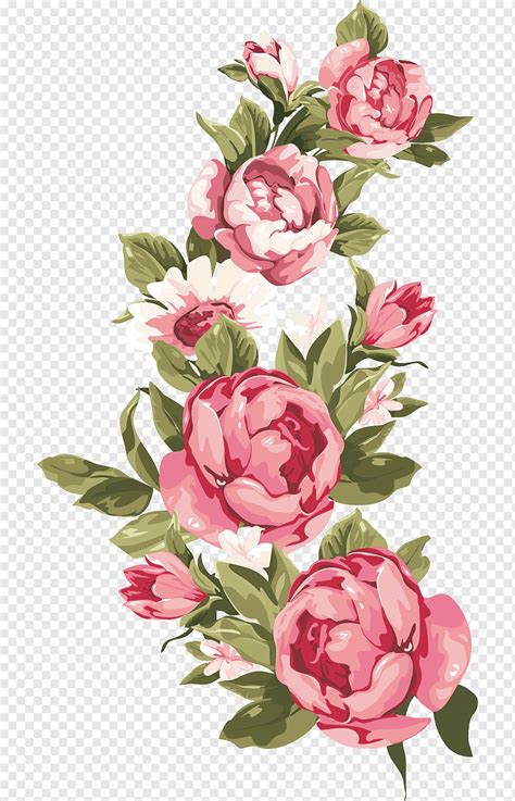 Check spelling or type a new query. Pink rose flowers illustration, Frames Flower Borders and ...