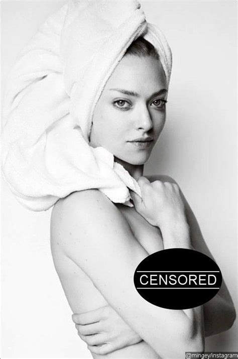 Amanda Seyfried Goes Topless For Mario Testino S Towel Series