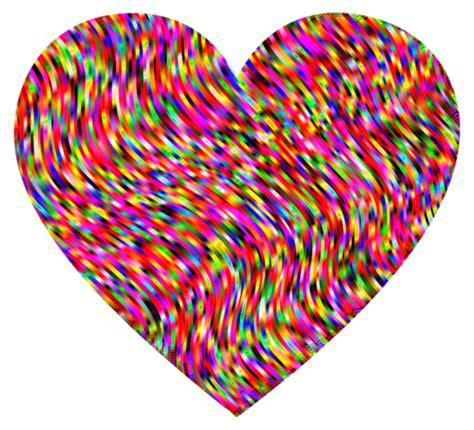 Heart Waves Psychedelic Openclipart