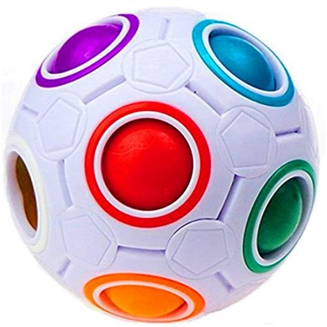 Anerteer Magic Rainbow Ball Puzzle Speed Cube Ball Toy Brain Teaser
